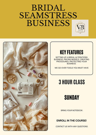 Bridal Seamstress Business Class